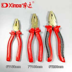 Xinda Non Sparking Tools Aluminum Bronze/Beryllium Copper Combination Pliers Explosion Proof Tools thumbnail-3