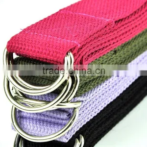 Cotton Yoga Strap With D Type Ring thumbnail-2
