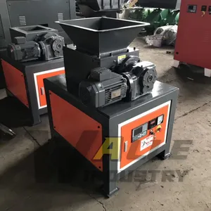 Popular Small Plastic Paper Bottle E-Scrap Hard Disk Kitchen Big Cow Bones Medical Waste Shredder Recycle thumbnail-3