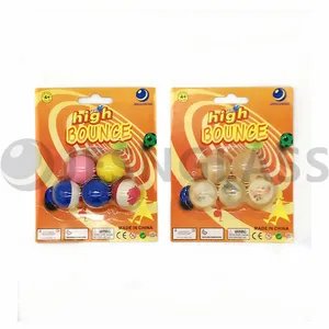 Hot Sale 5 Pcs 35MM High Bouncy Ball Children's Toy Rubber Balls Blister Card Package thumbnail-2