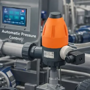 PVC Pressure Retaining Valve With Pressure Switch for Water Treatment Dosing System thumbnail-1