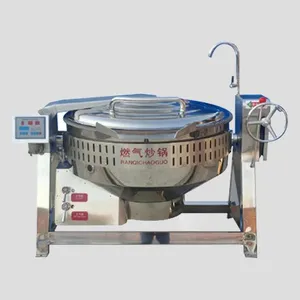 220V Gas Tilting Pan With Manual Tilt Control for Commercial Kitchens thumbnail-2