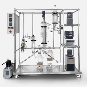 Factory High Efficiency Stainless Steel Short Path Wiped Film Molecular Distiller Machine Molecular Distillation Unit Equipment thumbnail-1