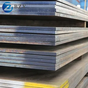 Iron Black Metal Sheet A36 High Strength Hot Rolled Mild Metal Iron Carbon Steel Plate thumbnail-5