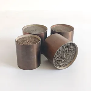 Wholesale 200CelI Honeycomb Metal Substrate As Catalytic Converter Three Way Catalyst for Motorcycles Exhaust Gases Purification thumbnail-5