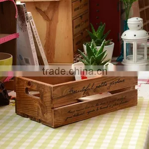 Hot Sell Wooden Crate ,garden Display Wooden Box ,wood Tray Wholesale thumbnail-3