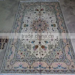 4x6ft on Sale Chinese Silk/wool Hand Knotted Carpet thumbnail-2