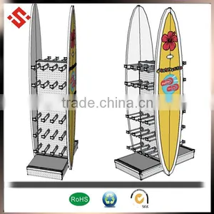 Plastic Displays Floor Standing Hot Selling Display Shelf Custom Plastic Display Stand thumbnail-1