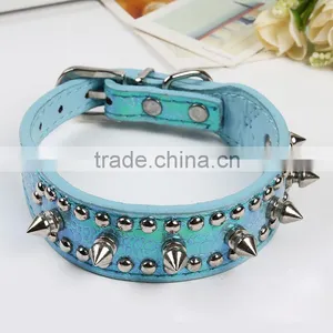 Factory Direct Creative New Rivet Collar Premium Pet Supplies High Quality Leather Dog Collar thumbnail-3