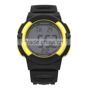DW166 Healthy Sport Product Rubber Chrono Timer Function Heart Rate Monitor Watch thumbnail-2