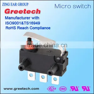 UL, ENEC Approved Automotive Electronics Used 0.1a 3a Micro Switch thumbnail-1