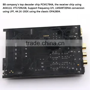 FX-Audio DAC-SQ5 HIFI 2.0 Audio Digital Decoder Amplifiers USB DAC / Fiber / Coax / USB Input / PCM1794 thumbnail-6