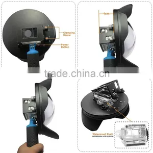 SHOOT 6 Inch Dome GoPro for the Hero4 3 3+ and Dome Port Transparent Cover Lens Hood LCD Screen thumbnail-2