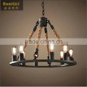 Iron Wire Pendant Lamp Hanging Lamp Chandelier Modern Pendant Light Fixtures thumbnail-4