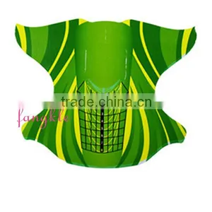 Green Nail Art Form 500 for Gel Nails thumbnail-1