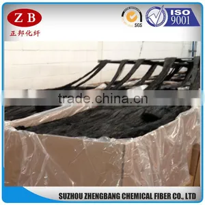Black Polyester Tow for Static Flock thumbnail-1