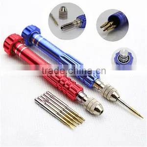 S2 Professional 5 in 1 5in1 Open Tools Kit Repair Screwdriver Set T5 T6 PH000 0.8MM -2.0MM Bit thumbnail-1