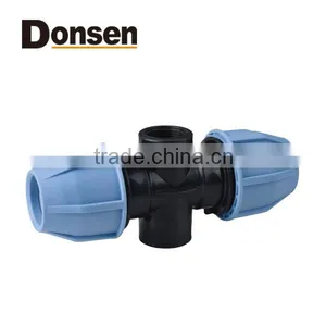 2014 FEMALE TEE WITH PEG FITTING PP IRRIGATION FITTINGS thumbnail-1