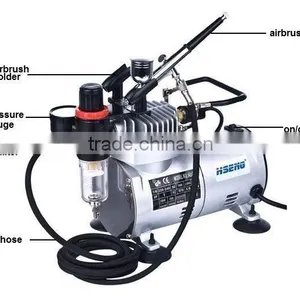 AS18K-2 Airbrush Kit With Compressor thumbnail-2