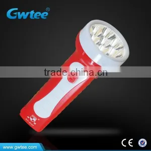 High Quality Plastic Rechargeable Led Glare Flashlight, Led Torch thumbnail-1
