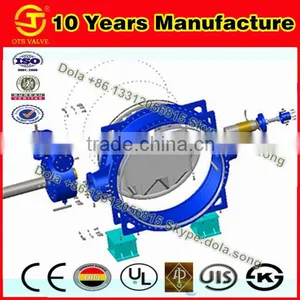 BV-DS122 EN 598 Double Eccentric Butterfly Valve Dn800 thumbnail-1