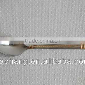 2013 Most Popular Gold - Plated Stainless Steel Unique Dinnerware Set thumbnail-2