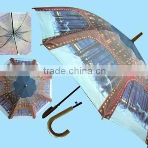23" Automatic Promotional Straight Umbrella thumbnail-1