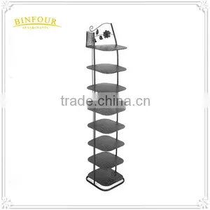 Vintage French Country Style Metal Black Shoe Rack thumbnail-5