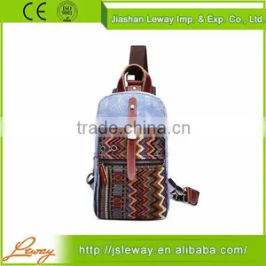 Durable Sporty Casual Thick Canvas Crossbody Sling Bag Cooler Single Backpack for Cycling thumbnail-4
