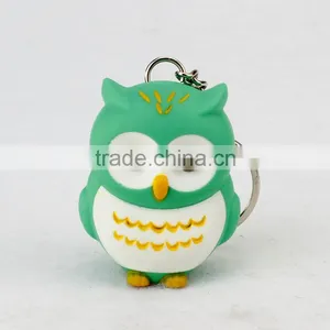 Plastic LED Owl Keychains With Sound thumbnail-5