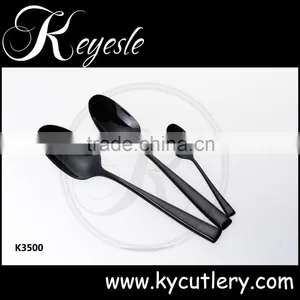 Black Gold Cutlery,cutlery Black Stainless,black Metal Cutlery Quality Choice thumbnail-2