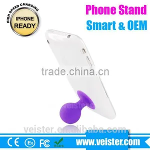 Universal Super Cute Mini Shaped Silicone Rubber Cuction Cup Smart Phone Cellphone Stand Holder Mount for Apple IPhone 6 thumbnail-6