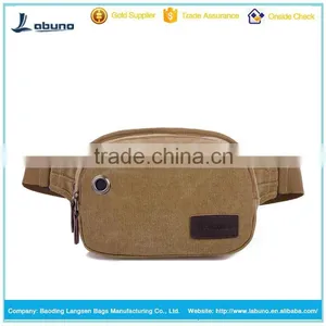 Top Quality Round Canvas Military Bag Bags Elegant Waist Bag thumbnail-2