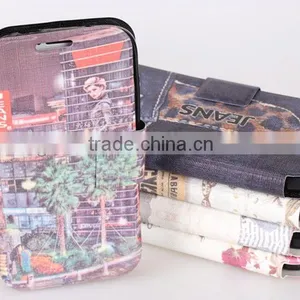 Jean Style Genuine Leather Case for Samsung Galaxy s4 thumbnail-1