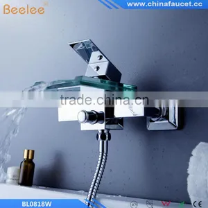 Beelee BL0818W Shower Faucet / Bathtub Faucet - Contemporary - Waterfall - Brass (Chrome) thumbnail-4