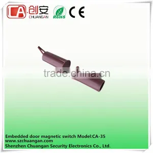 Normally Open Magnetic Sensor ABS Alarm Recessed Door Magnetic Sensor thumbnail-1