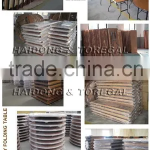 Plywood Round Banquet Table for Wedding and Party thumbnail-3
