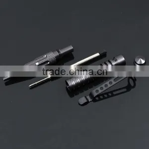 Newest Aviation Aluminum Alloy Writing Ballpoint Tactical Pen Self Defense With Emergency Hammer Easy Carry thumbnail-4