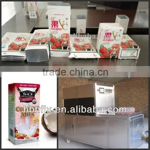 Semi Automatic 250ml Juice Carton Box Filling Sealing Machine Factory thumbnail-1
