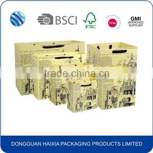 Colorful Printing Handle Bag Shopping Paper Bag Price thumbnail-1