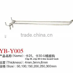 China Factory Pegboard Euro Hanger U Shape Display Hook for Supermarket thumbnail-4