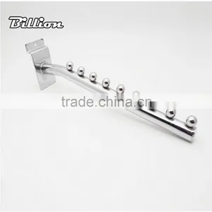 China Factory Slatwall Display Square Pipe Hooks for Garment Hanger thumbnail-2