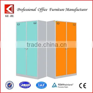 High Quality Gym Metal 2 Single Door Locker ,custom Storage Clothing Wardrobe Locker, Steel Office and School Locker Cabinet thumbnail-1