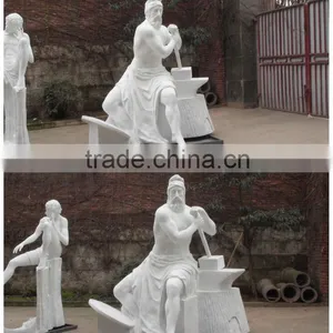 Western Style Figure Hand-carved Polished Decorative Fiberglass Wall Sculpture thumbnail-1