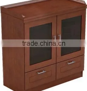 Glass Doors Cabinet Design for Living Room thumbnail-1