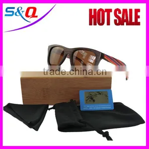 Wooden/Bamboo Temple Sunglasses Skateboard Wood Eyeglasses thumbnail-4