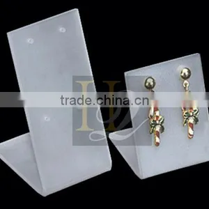 Frosted Acrylic Necklace Jewelry Display Stand thumbnail-3