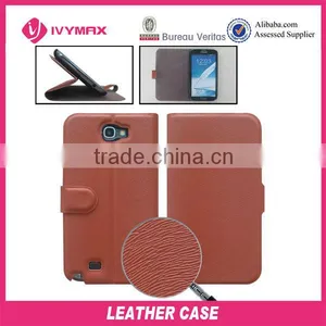 Stand Mobile Leather Case for Samsung Galaxy Note2 N7100 thumbnail-1