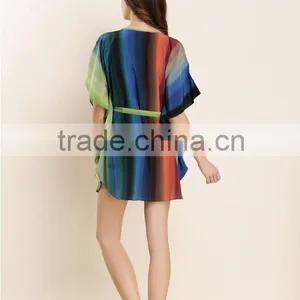 Loose Comfortable Short Sleeve Silk Pajama thumbnail-4