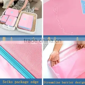 YIWU RODA Fashion Nylon Fabric Environmental Protection 4 Sets Folding Travel Storage Bag thumbnail-4